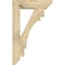 Ekena Millwork Merced Slat Rough Sawn Bracket w/ Offset Brace, Douglas Fir, 6"W x 20"D x 32"H BKT0604X20X32MRC06RDF - alternate 2